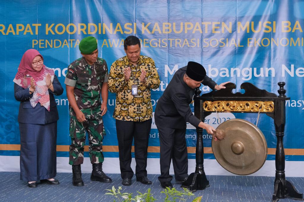 Wujudkan Indonesia Satu Data, Pj Bupati Muba Ajak Semua Elemen Masyarakat Sukseskan Regsosek 2022