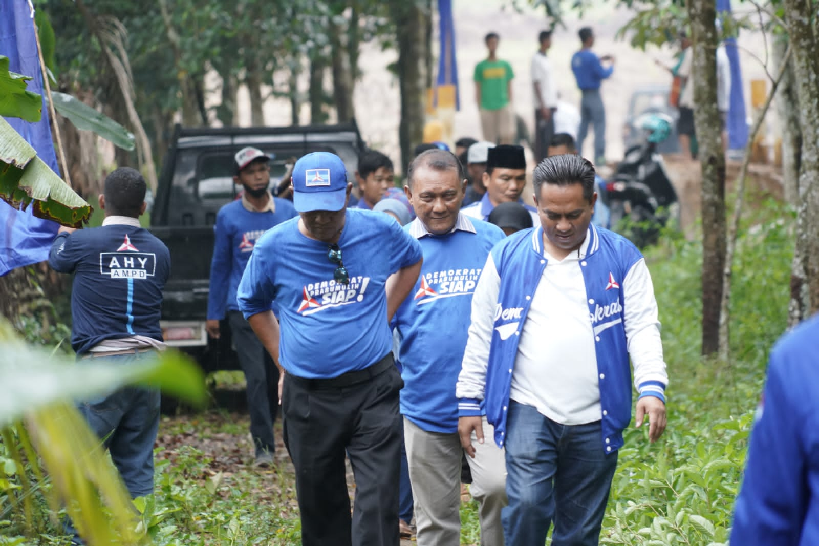 Luar Biasa!! Demokrat Prabumulih Bantu Akses Jalan Sepanjang 200 Meter bagi Warga Tanjung Raman