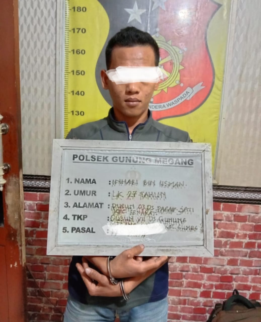 Pelaku Penganiayaan di Desa Penanggiran Berhasil Dibekuk Unit Reskrim Polsek Gumeg