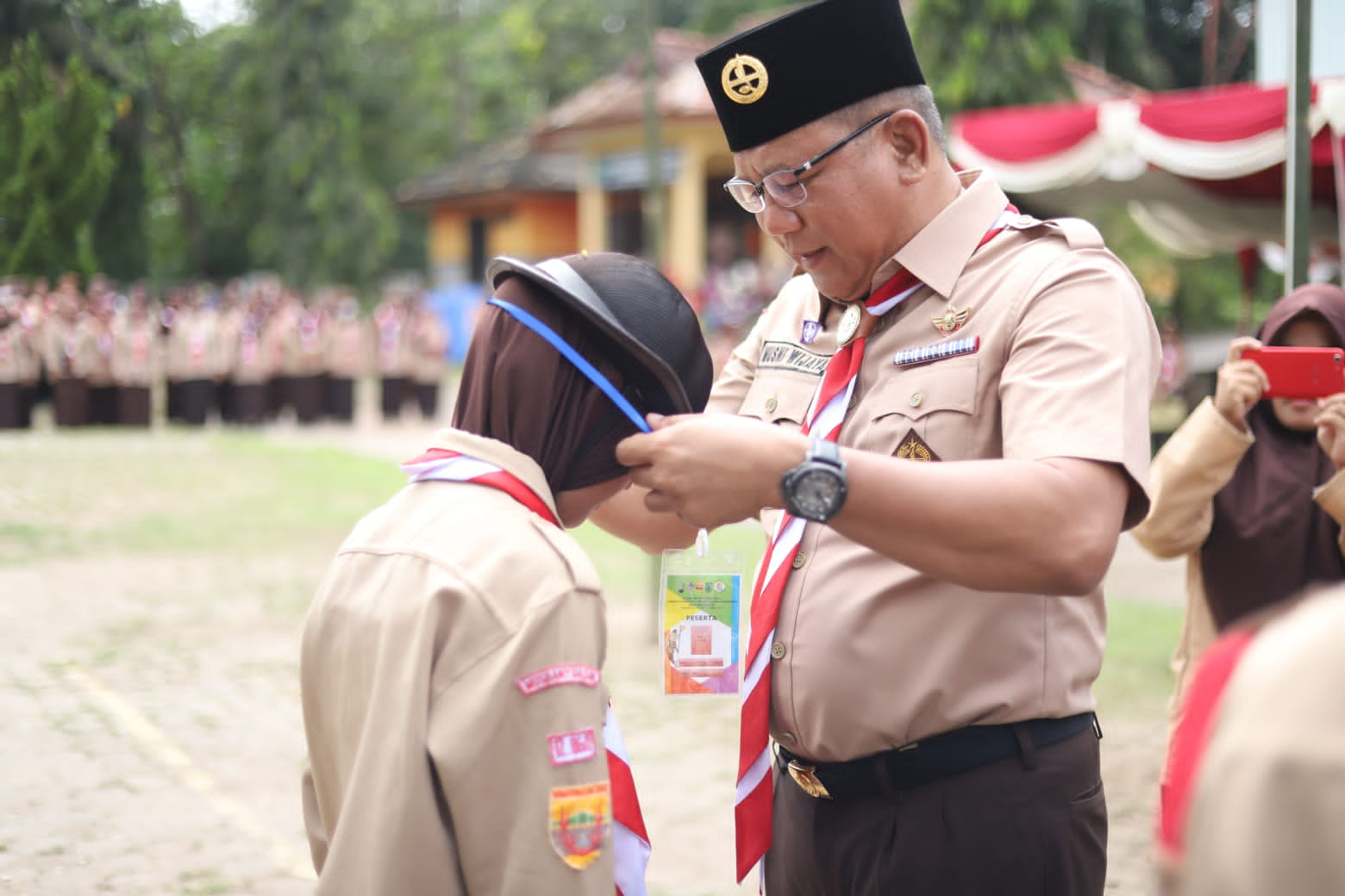 Pj Sekda Muba Buka Kegiatan Dianpinru Pramuka