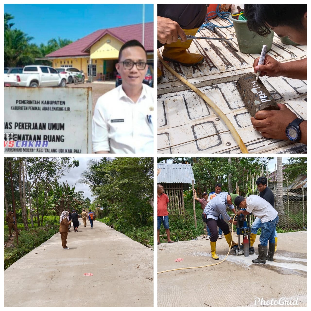 Peningkatan Jalan di Desa Purun Kabupaten PALI