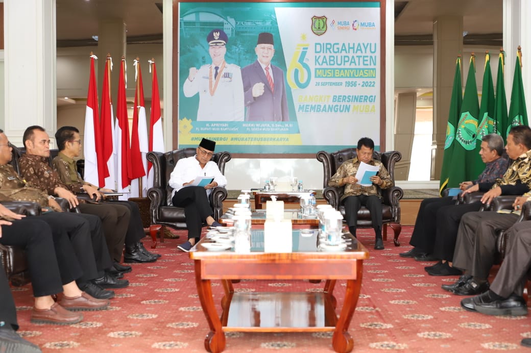 Pj Bupati Apriyadi Pimpin Rakor Regsosek 2022, Bersama Seluruh Camat, Kades/Lurah