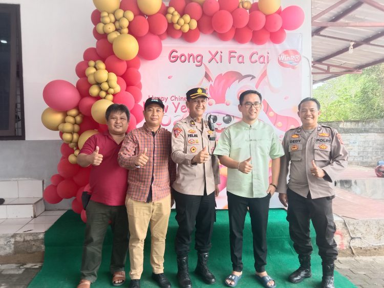 Foto bersama Ketua MPC Pemuda Pancasila Prabumulih, Rabu 26/1/2023.