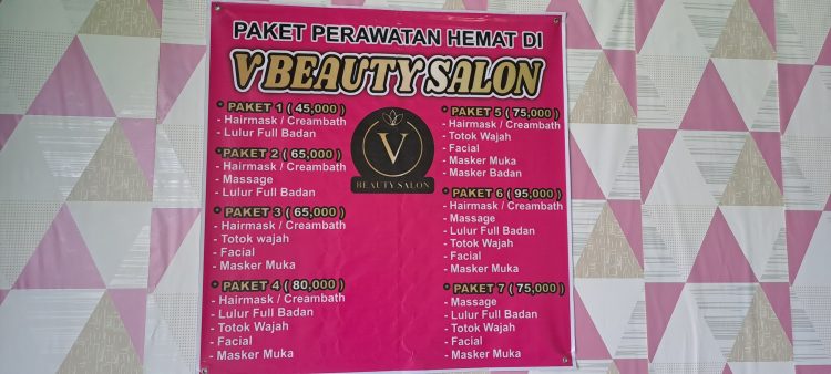 Daftar Harga Paket di V Beauty Salon 