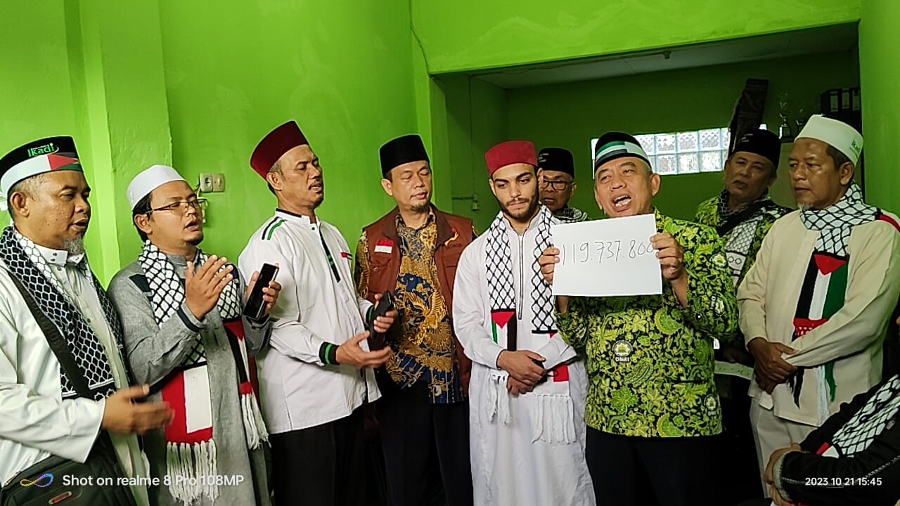 Doa Bersama dan Aksi Solidaritas Untuk Palestina. Masjid Agung Nur Arafah Sabtu, 21 Oktober 2023.