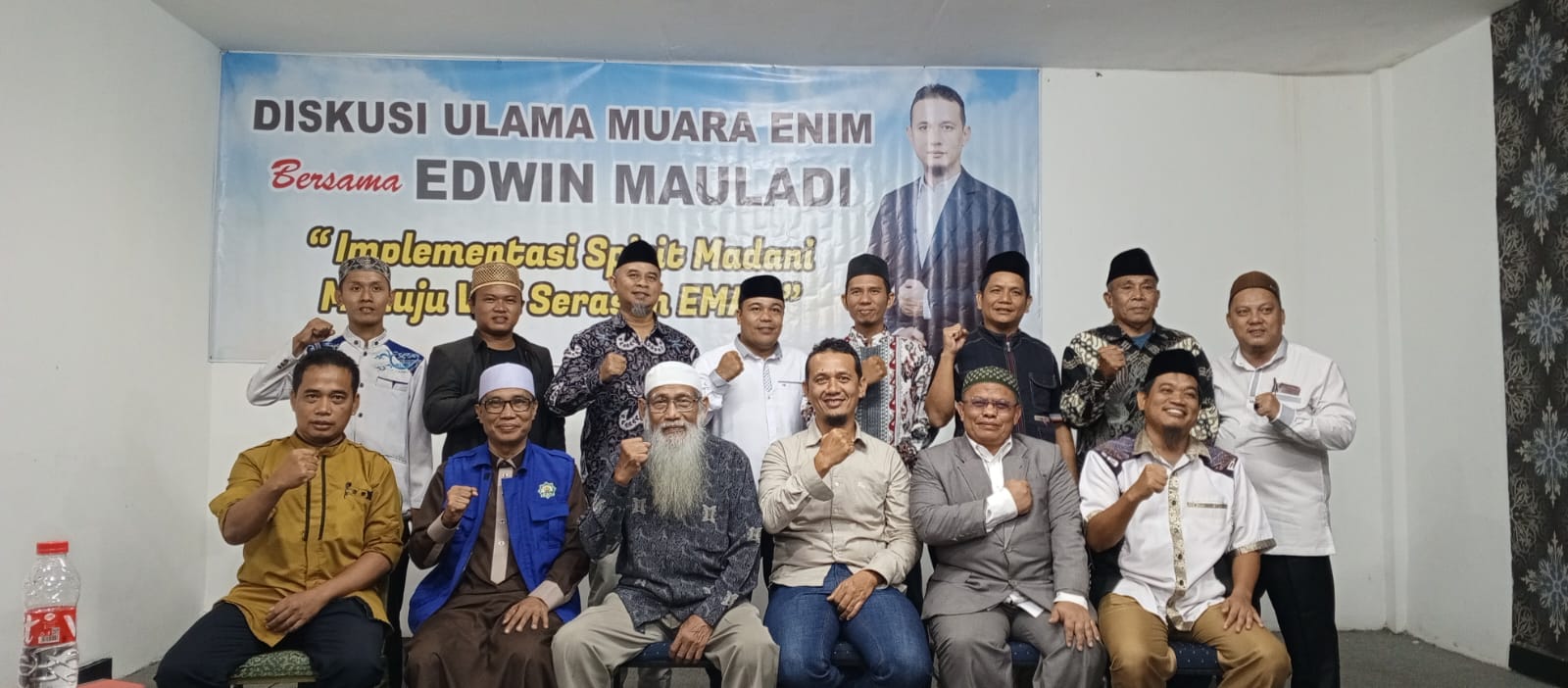 Semakin Mantap! Edwin Mauladi Dapat Restu Ulama untuk Jadi Bupati Muara Enim