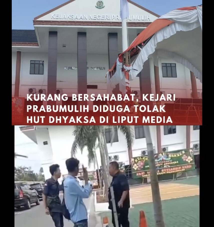 Beredar Video Diduga Penolakan Terhadap Wartawan Online oleh Pihak Kejari Prabumulih Saat Meliput HBA