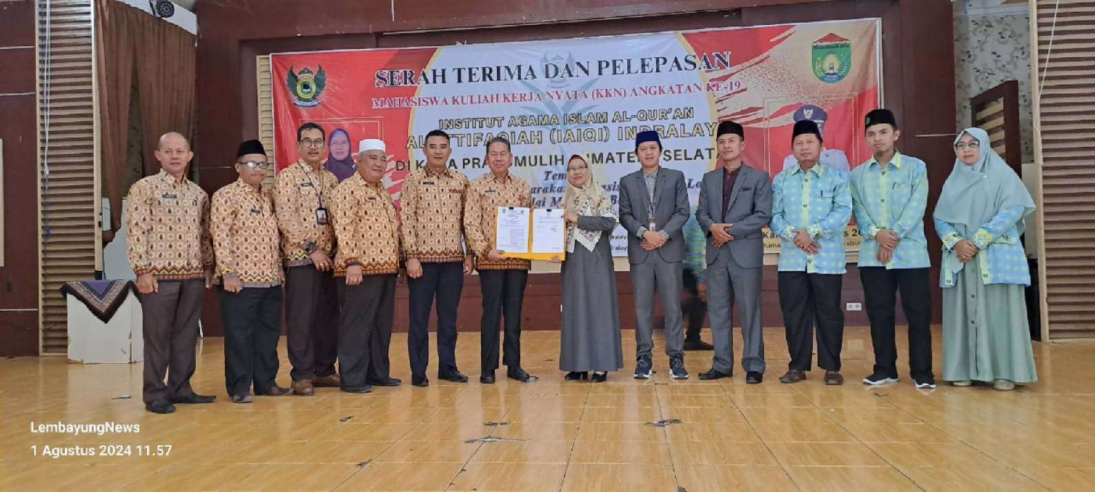 Pemkot Menerima Sebanyak 234 Mahasiswa Yayasan IAIQI Indralaya Melaksanakan KKN di 10 Desa dan Kelurahan di 4 Kecamatan