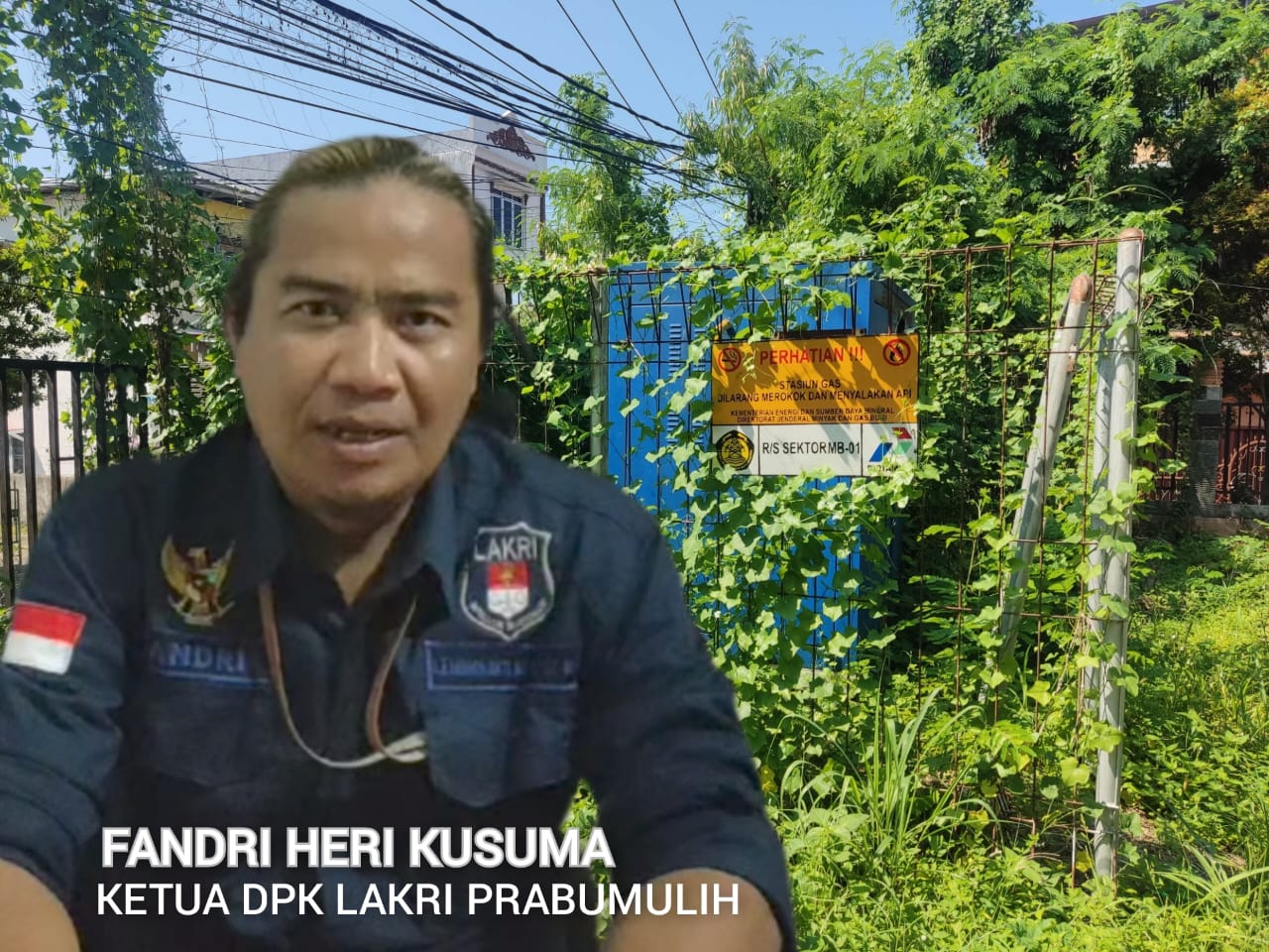 DPK LAKRI Soroti Regulator Station (RS) Jaringan Gas Kota Prabumulih yang Terbengkalai