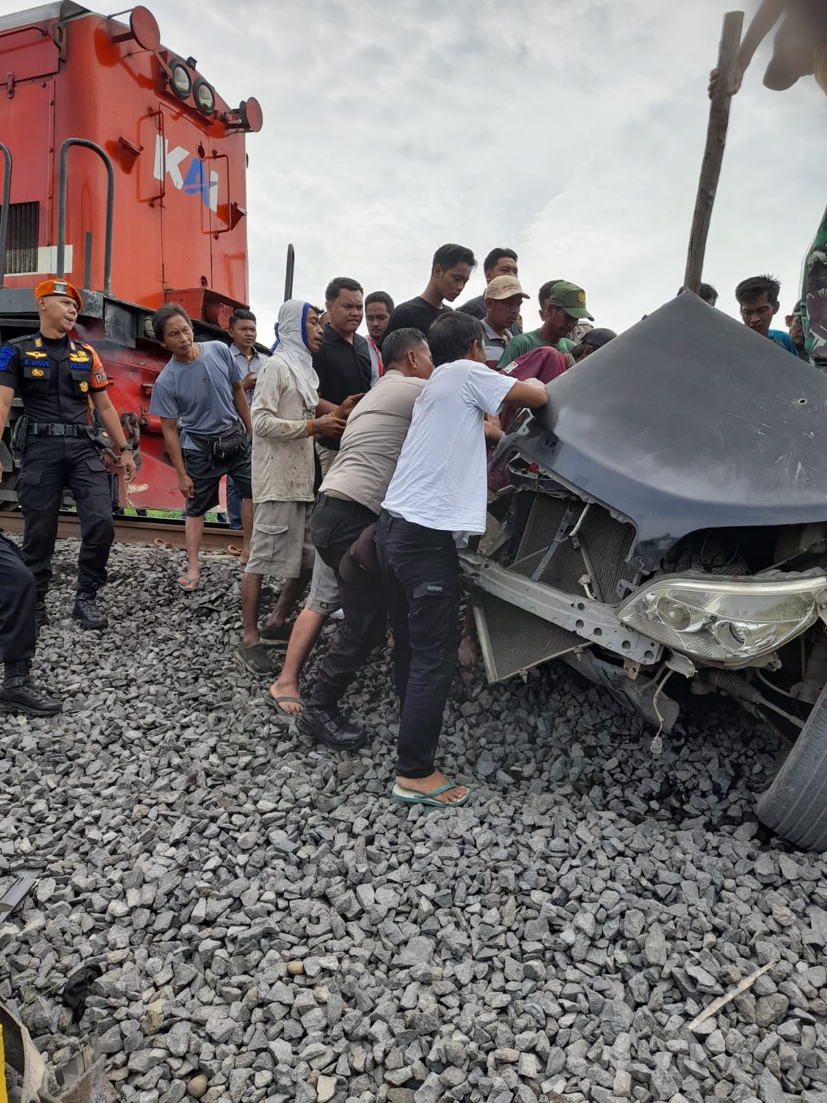 Lagi, Perlintasan Kereta Api Prabumulih Menelan Korban Jiwa