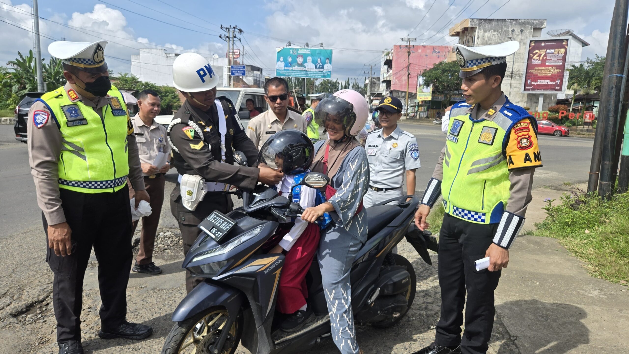 Operasi Keselamatan 2025 Satlantas Polres Lubuk Linggau. Bersama Pihak Bapeda, Jasa Raharja Dishub Dan Dari Pom.